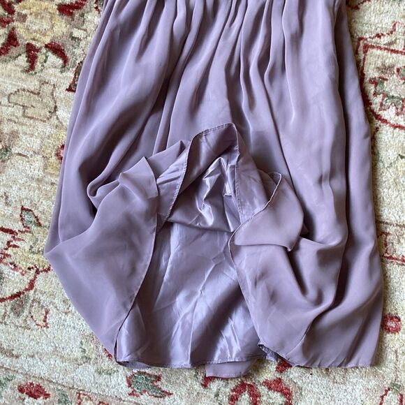Calvin Klein Strapless Sweetheart Neckline Lined Mauve Dress Size 2 New - Picture 8 of 10